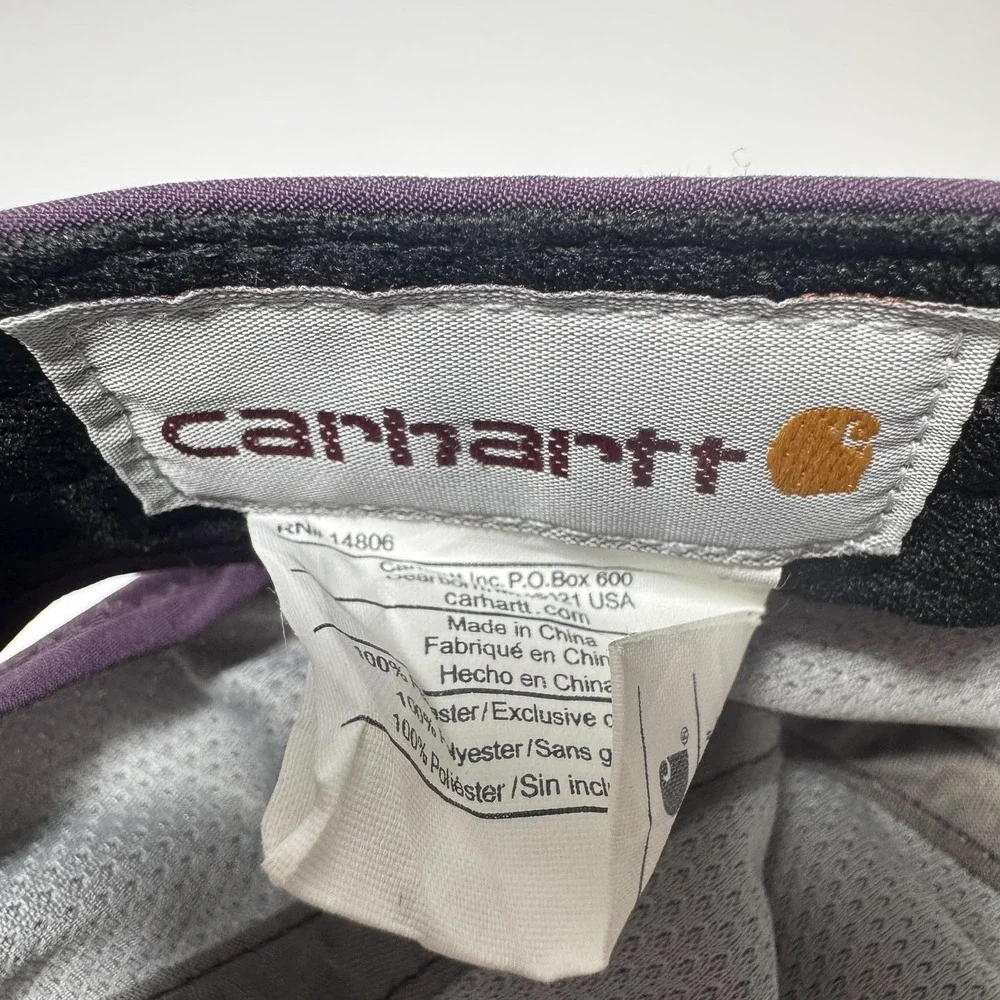 Carhartt Force Performance Purple Cap One Size Fits All Adjustable Hat